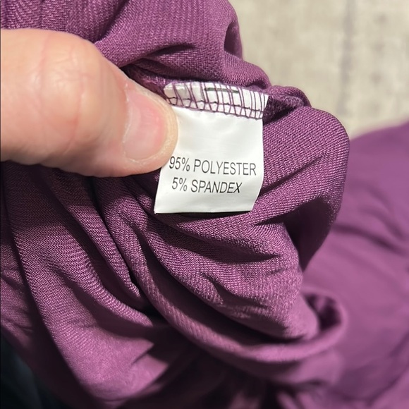 Elegant Purple Maternity Photography Maxi Dress size 2XL - Picture 6 of 8